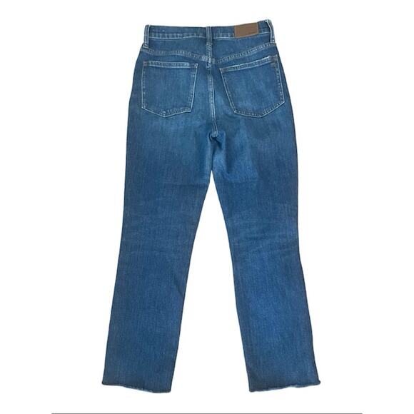 Madewell The Perfect Vintage Crop Jean Women’s Size 25 High Rise DistressedDenim - Picture 2 of 3